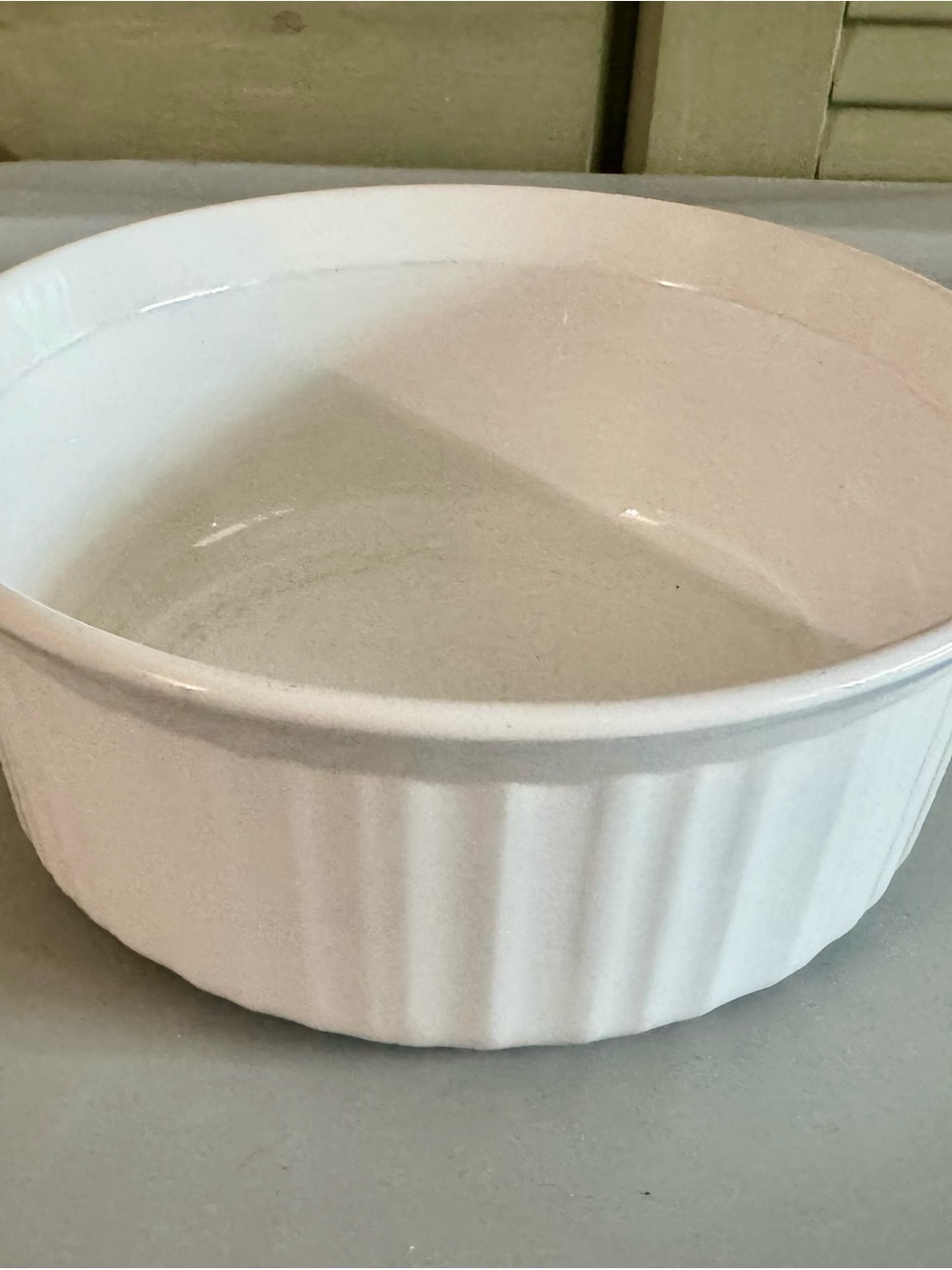 Vintage Corningware French White Baking Dish